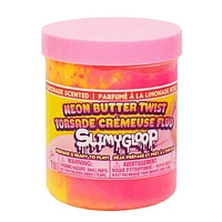 SlimyGloop Pink Lemonade Neon Butter Twist Pre-Made & Ready To Play Slime (6.3oz)