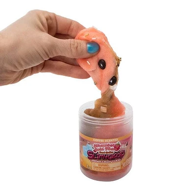 SlimyGloop Strawberry Cold Foam Iced Coffee Pre-Made & Ready To Play Slime (7.4oz)