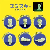 Smiski Bed Series Collectible Glow in the Dark Figurine Blind Box (1pc)