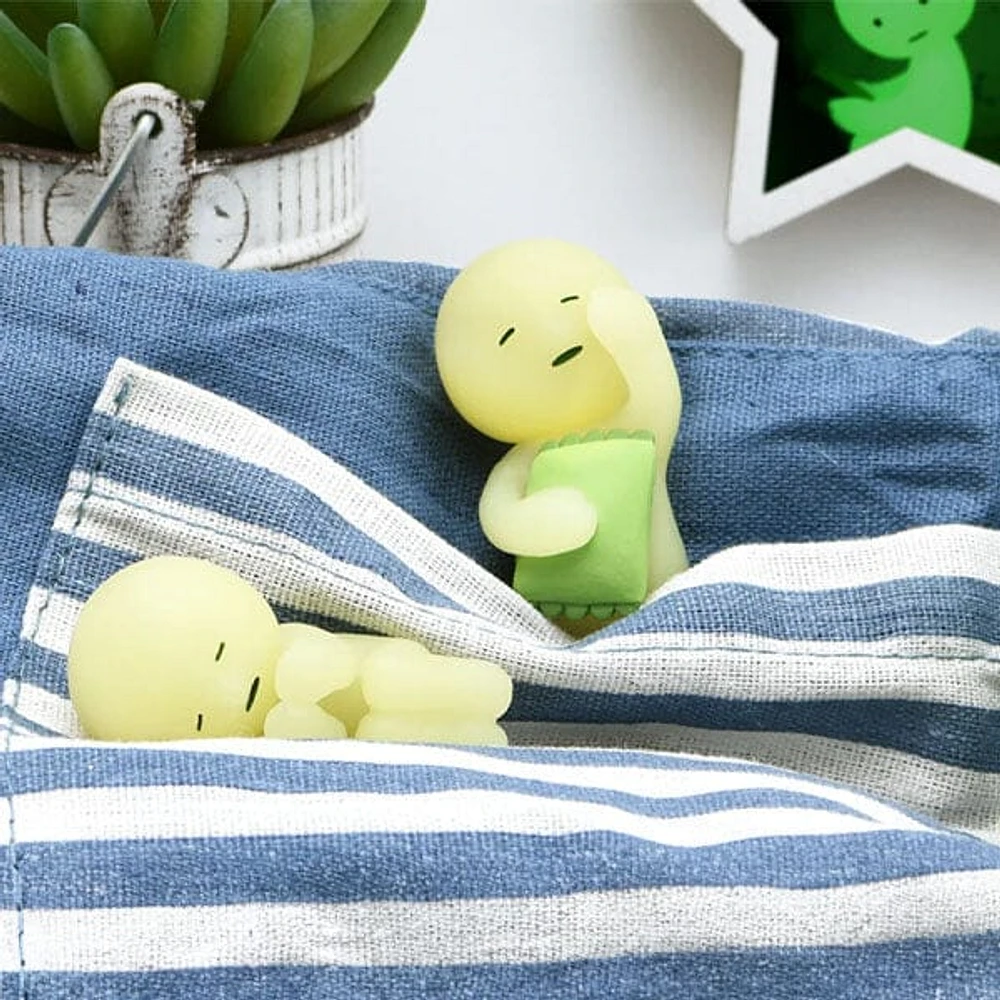 Smiski Bed Series Collectible Glow in the Dark Figurine Blind Box (1pc)