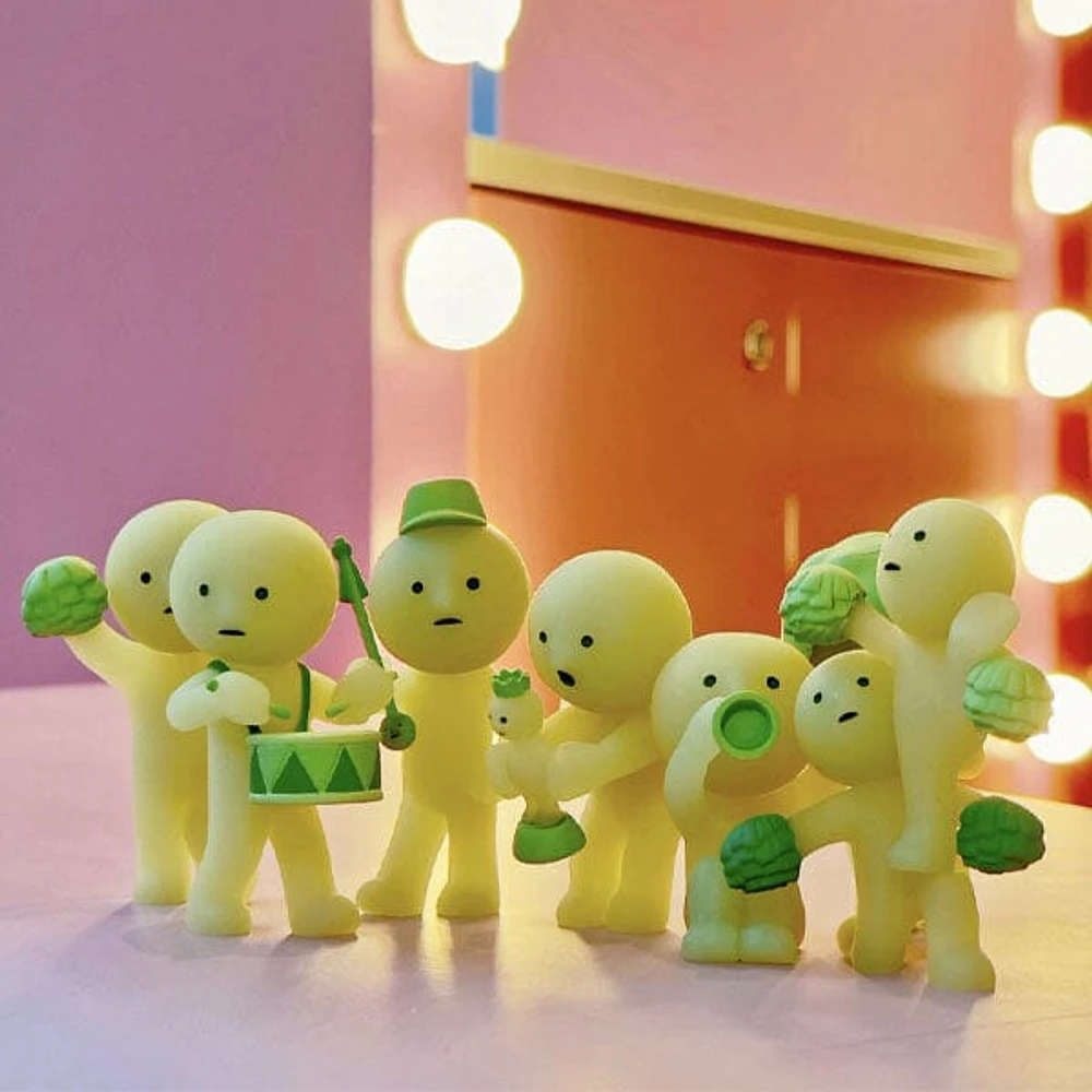 Smiski Cheer Series Collectible Glow in the Dark Figurine Blind Box (1pc)