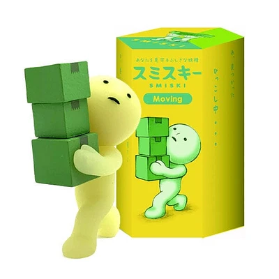 Smiski Moving Series Collectible Glow in the Dark Figurine Blind Box (1pc)