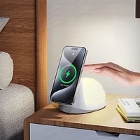 SnailBud Magnetic Phone Charger w/ Removable Snail Shell Light
