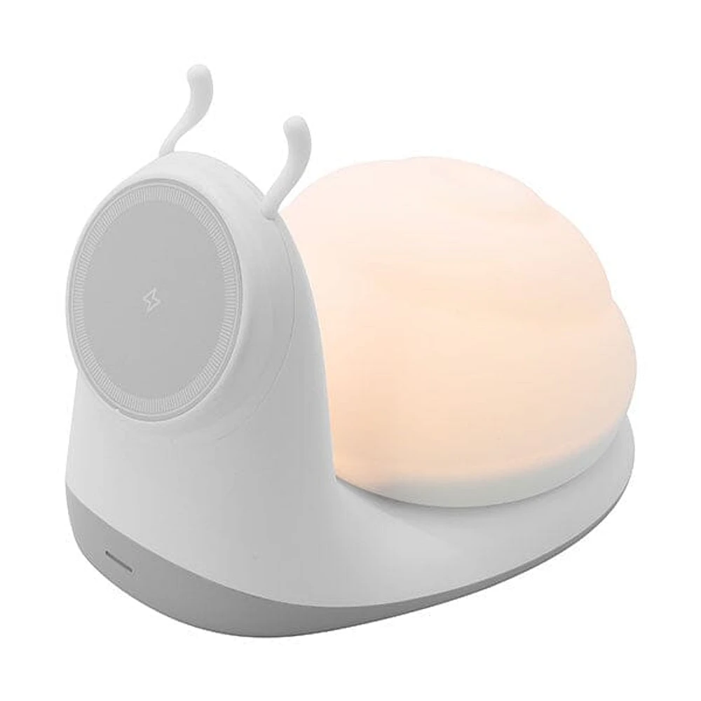 SnailBud Magnetic Phone Charger w/ Removable Snail Shell Light
