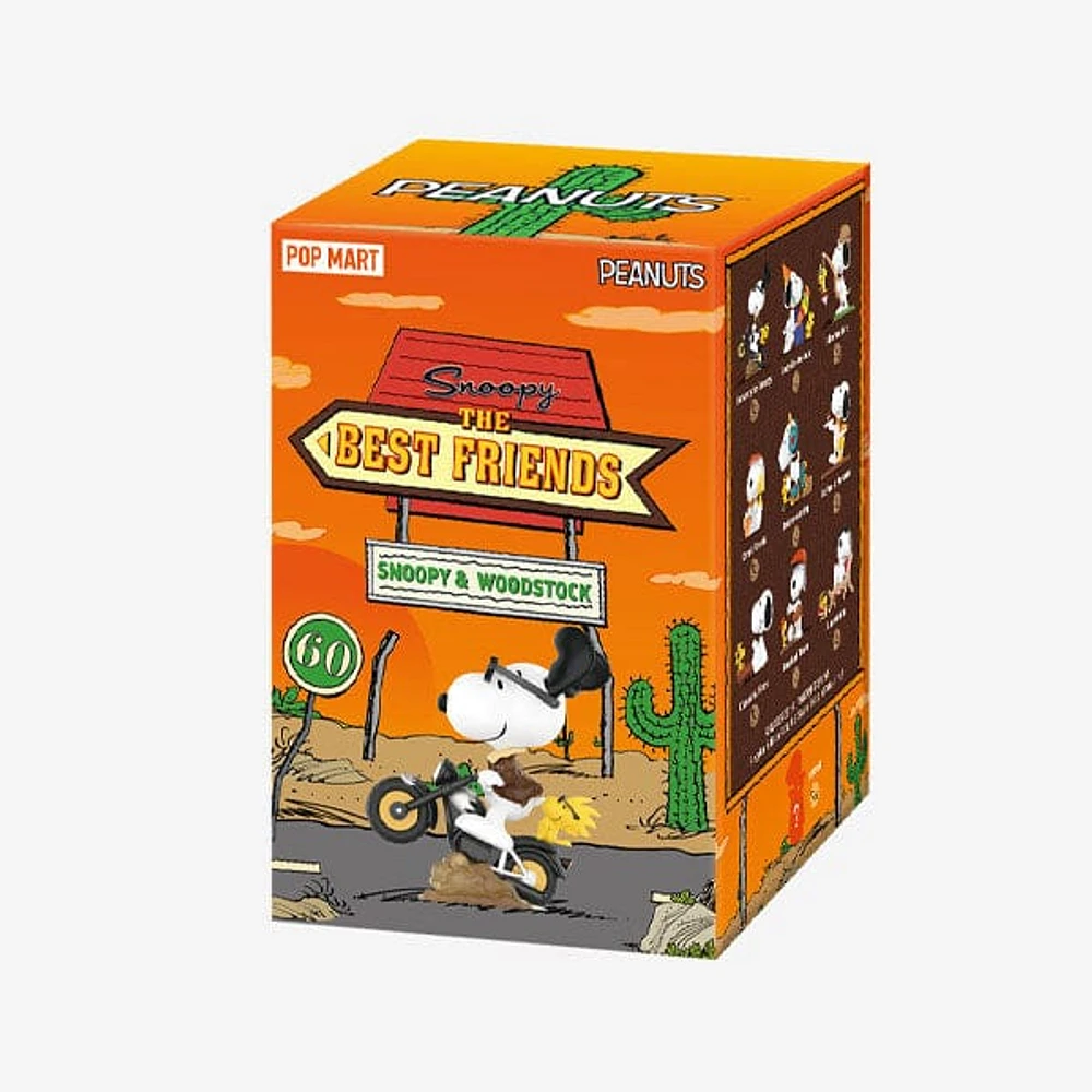Pop Mart x Peanuts: Snoopy & Woodstock Best Friends Series Figurine Blind Box (1pc)