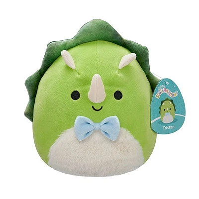 Squishmallows Super Soft Plush Toys 7.5" Tristan the Triceratops (Bowtie)