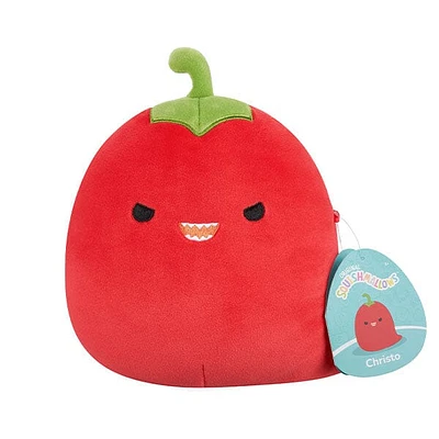 Squishmallows Super Soft Plush Toys 7.5" Christo the Red Chili Pepper