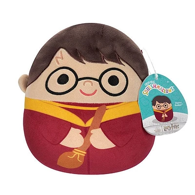 Squishmallows Super Soft Plush Toys 8" Harry Potter Squad - Harry in Quidditch Uniform