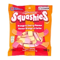 Swizzels Squashies Orange & Cherry Flavor Gummy Candy (160g) Imported From England