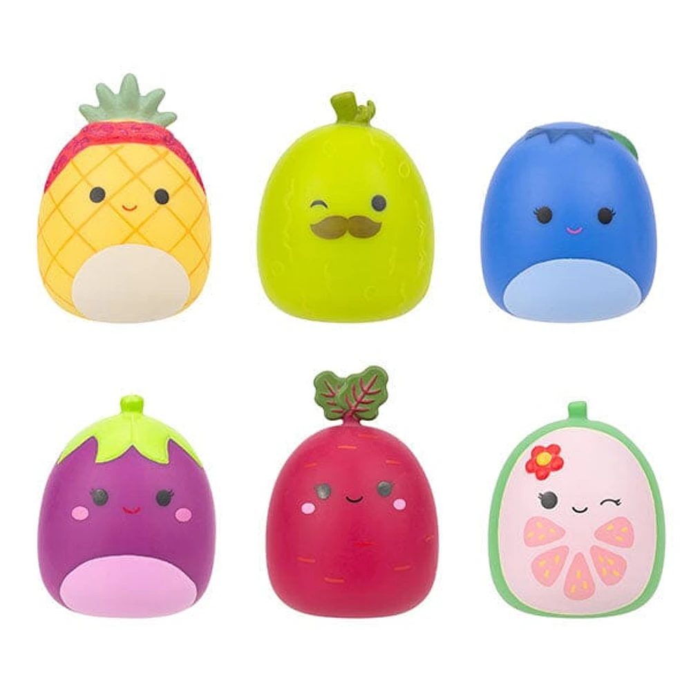 Squishmallows Squooshems Series 12 Fruits & Veggies Blind Bag 2" Surprise Vinyl Fidget Squishy (1pc)