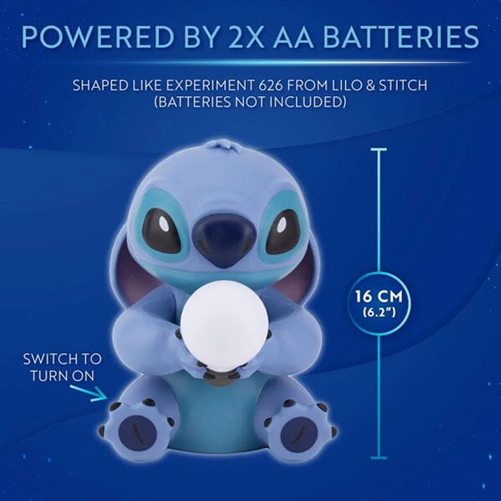 Paladone Disney's Lilo & Stitch 6" Novelty Tabletop Touch Lamp
