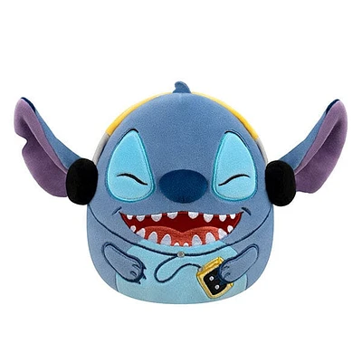 Squishmallows Super Soft Plush Toys 10" Disney's Stitch Wearing Headphones