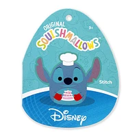 Squishmallows Super Soft Plush Toys 10" Disney's Chef Stitch Baking a Cake