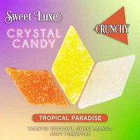 Sweet Luxe™ NEW Extra Crunchy Crystal Candy - Tropical Paradise Flavor Mix