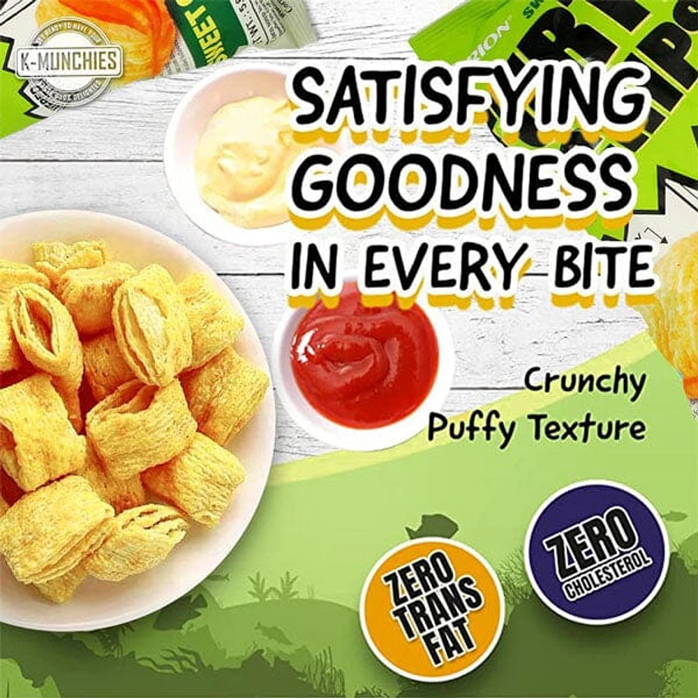 Orion Turtle Chips Korean Snacks - Sweet Corn Flavor (‎160g)