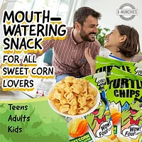Orion Turtle Chips Korean Snacks - Sweet Corn Flavor (‎160g)