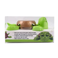 3D Treasures Turtle Coaster 3D Printed Water-Resistant Animated Drink Coaster