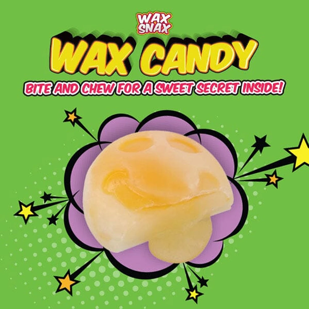 WaxSnax Tropical Fruit Flavored Chewy Gushing Wax Candy (85g)
