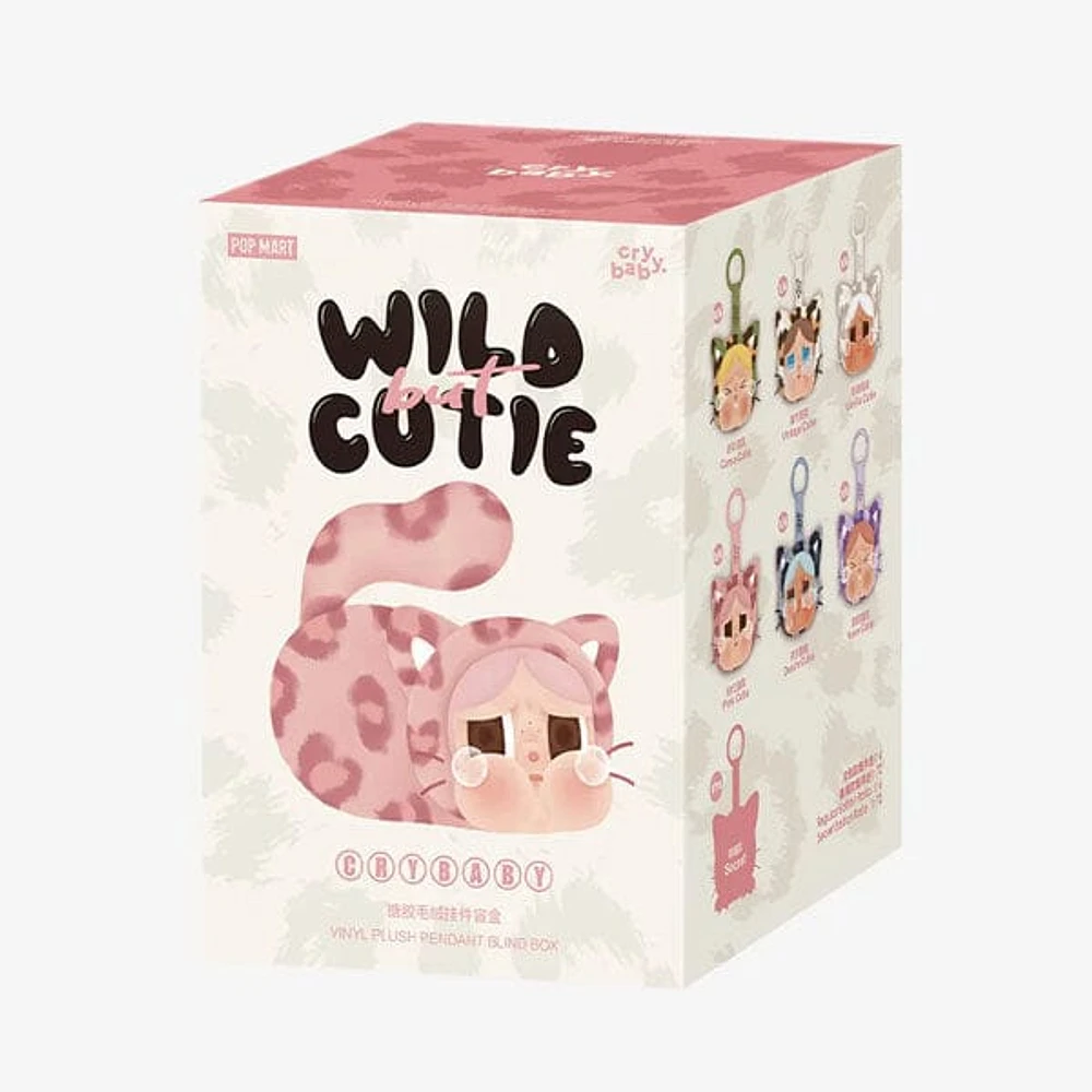 Pop Mart x CRYBABY: Wild But Cutie Series Plush Keychain Blind Box (1pc)