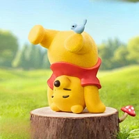 52TOYS Disney Winnie The Pooh Carefree Series Flocked Figurine Blind Box (1pc)