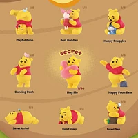 52TOYS Disney Winnie The Pooh Carefree Series Flocked Figurine Blind Box (1pc)
