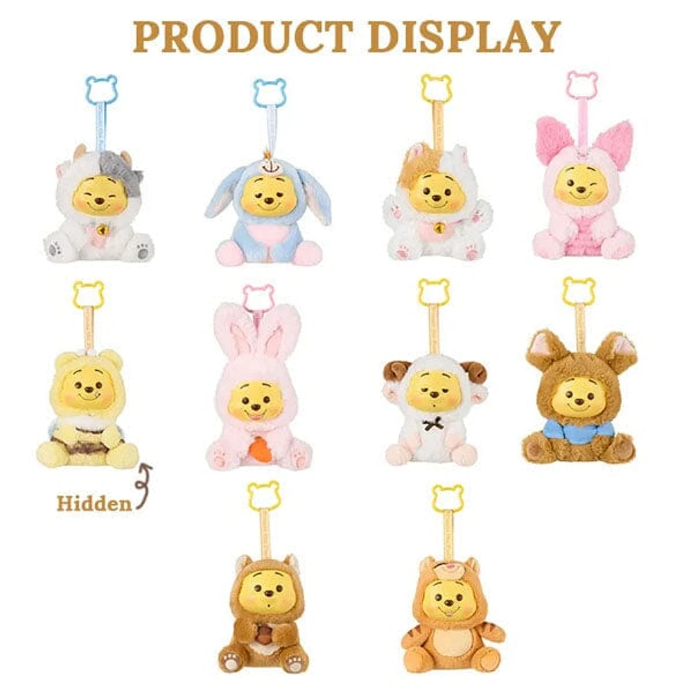 MINISO x Disney: Winnie The Pooh "Naughty Team" Series Plush Keychain Blind Box (1pc)