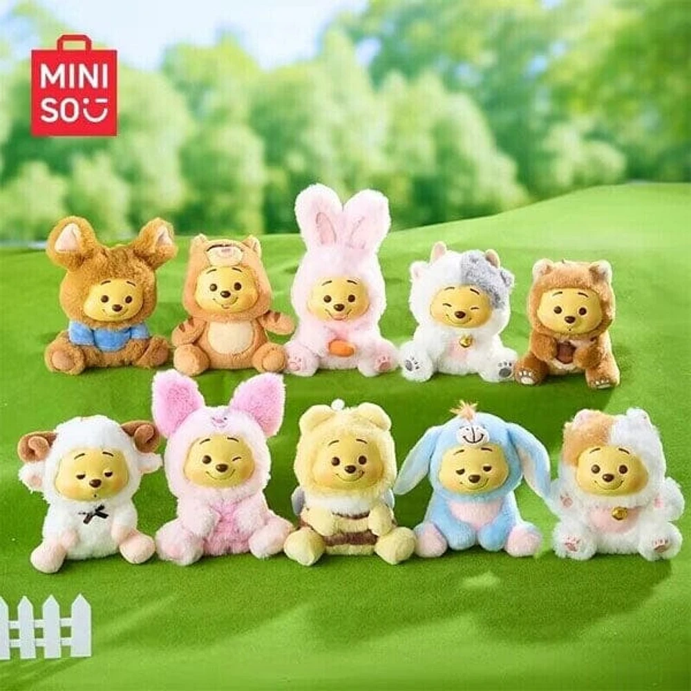 MINISO x Disney: Winnie The Pooh "Naughty Team" Series Plush Keychain Blind Box (1pc)