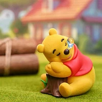 52TOYS Disney Winnie The Pooh Carefree Series Flocked Figurine Blind Box (1pc)