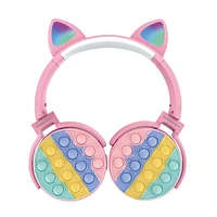 SoundLogicXT Cat Ear LED Wireless Popping Fidget Headphones | Assorted Colors