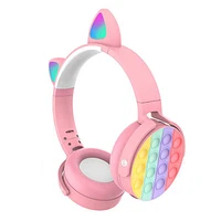 SoundLogicXT Cat Ear LED Wireless Popping Fidget Headphones | Assorted Colors