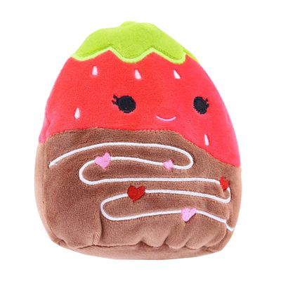 Squishmallows Plush Toys | Scarlet The Chocolate-Dipped Strawberry | 8" Size