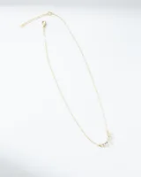 14K Plated Crown Necklace