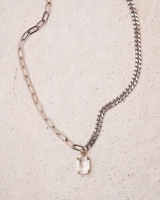Crystal & Chain Necklace