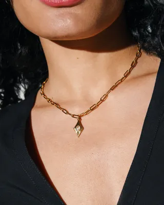 16K Plated Noshir Necklace