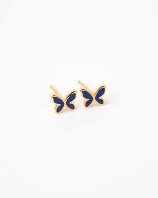 18K Plated Mariposa Post Earring