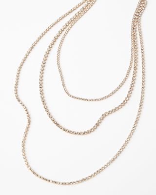 14K Gold Plated Shiny Layered Necklace