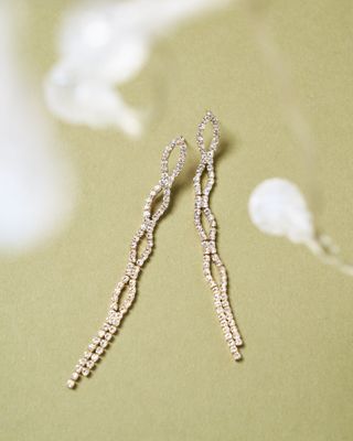 16K Plated Vera Party Earrings