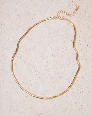 18K Plated Barrier Necklace