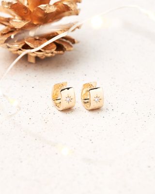 16K Plated The Way Earrings