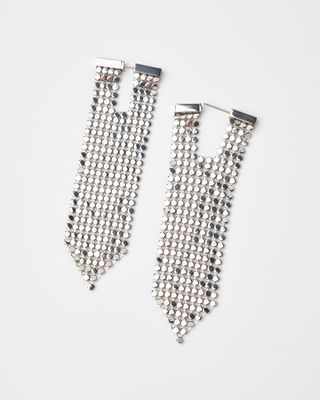 Silver Cable Earrings