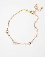 16K Plated Evita Anklet