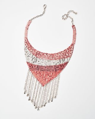 Chainmail Fringed Necklace