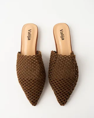 Open Weave Mule Sandal