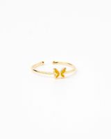 18K Plated Mariposa Ring