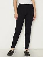 Narrow semi-fitted pull-on pant