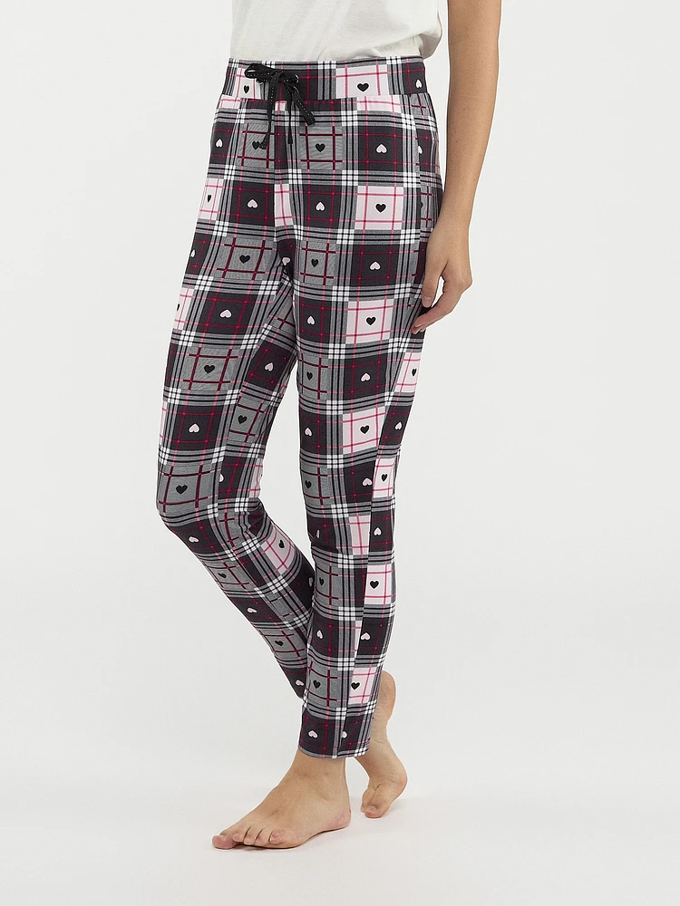 Wide-leg pyjama pant