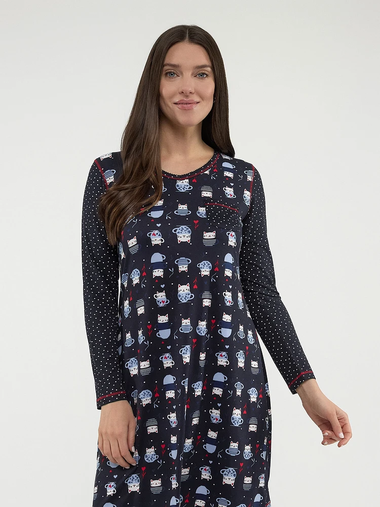 Robe de nuit courte ligne A