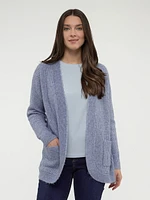 Open knit cardigan