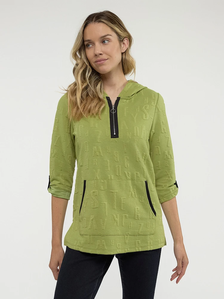 Semi-fitted knit tunic