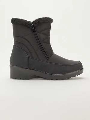 Wedge winter boots